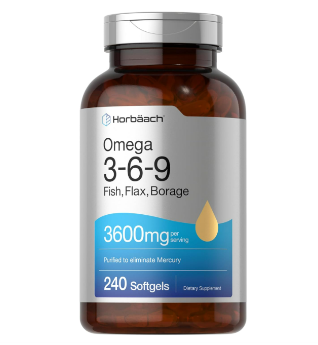 Horbaach - Omega 3-6-9, 3600mg - 240 capsulas