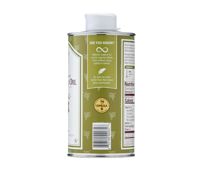 La Tourangelle - Grapeseed oil(aceite de cocina), 500ml