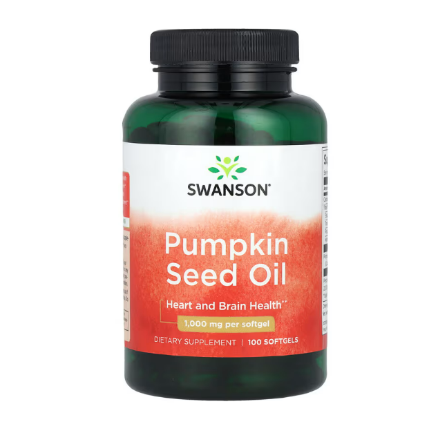 Swanson, Pumpkin Seed Oil, 1,000 mg, 100 capsulas