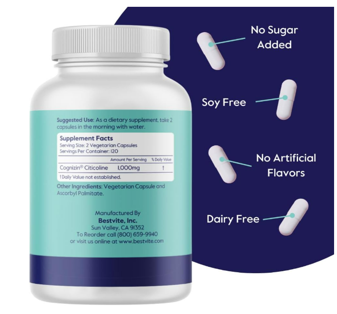 Bestvite - Cofnizin 500mg, 240 capsulas