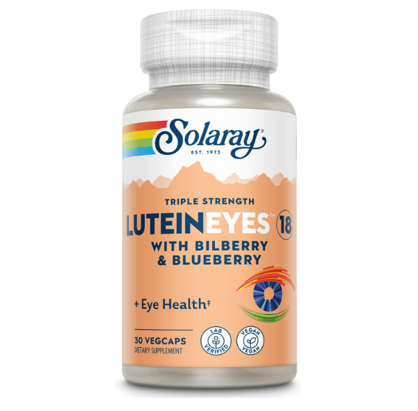 Solaray - Triple strength Lutein Eyers 18, 30 capsulas