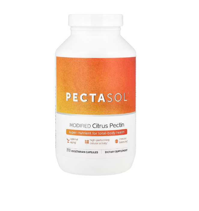 Econugenics - PectaSol, Modified Citrus Pectin, 270 capsulas vegetarianas