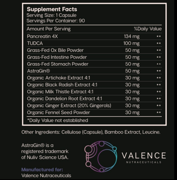 Valence - Bileflow plus, 90 capsulas