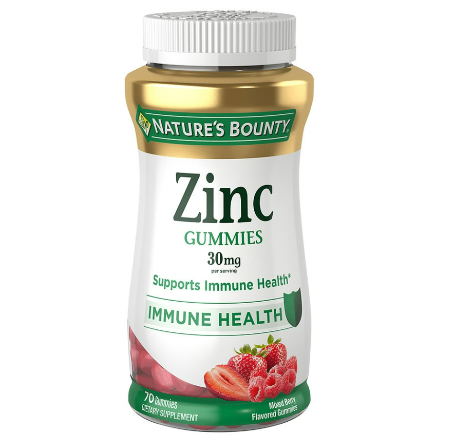 Natures Bounty - Zinc gummies 30mg, 70 gummies