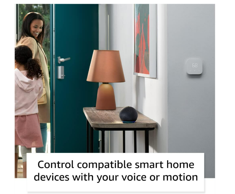 Alexa Speaker con sonido vibrante, ideal para dormitorios, comedores y oficinas