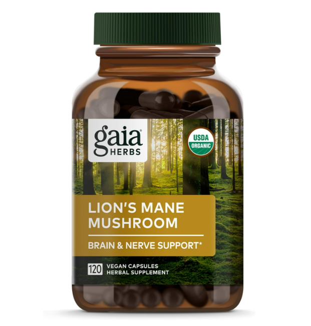 Gaia Herbs - Lions Mane Mushroom , 120 capsulas