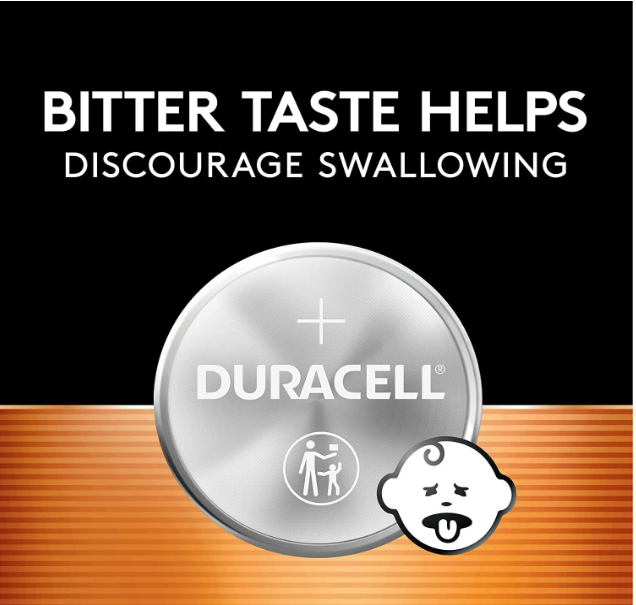 Duracell CR2032 - Batería de litio de 3 V, características de seguridad para niños, paquete de 12 unidades