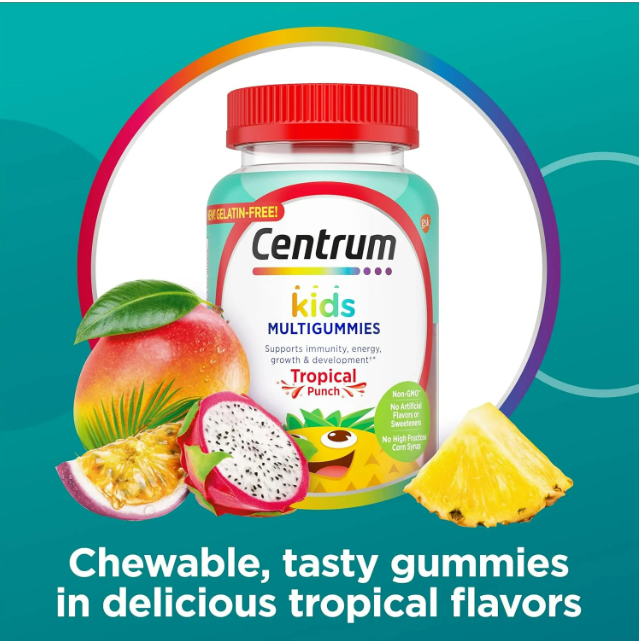 Centrum Kids - Multivitaminico tropical 150 gummies