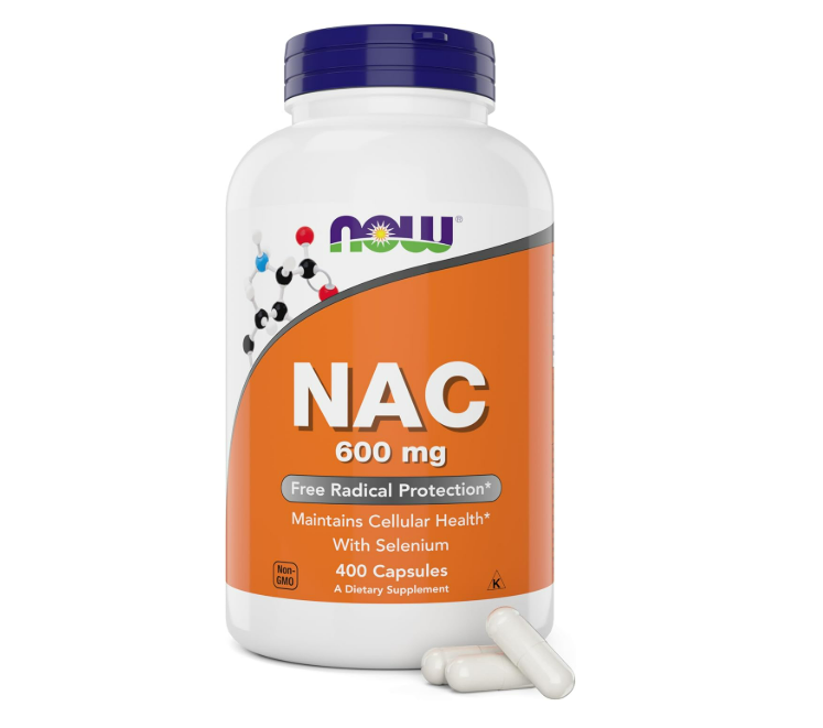 Now NAC 600 mg, 400 cápsulas vegetales