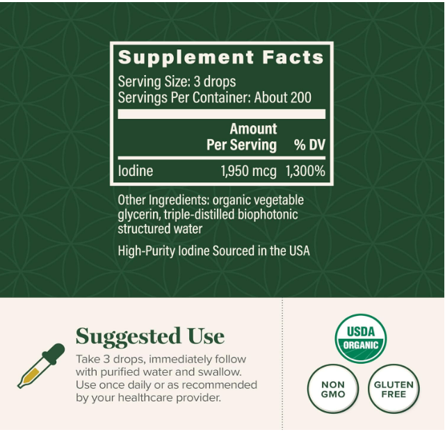 Global Health - Detoxadine® Nascent Iodine 29.6ml, 1oz