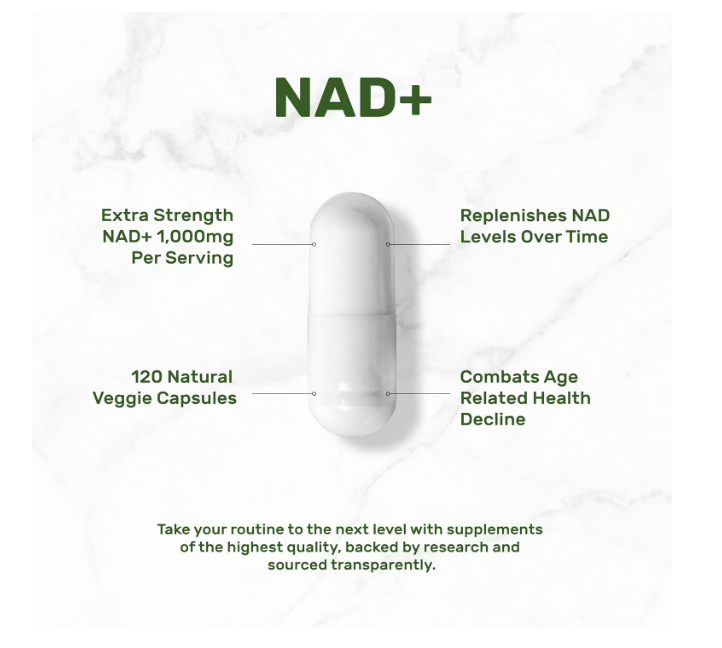 Deal Supplement - NAD+ 1000mg, 120 capsulas