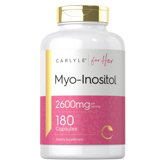 Myo-Inositol - Carlyle - 2600mg - 180 Capsulas