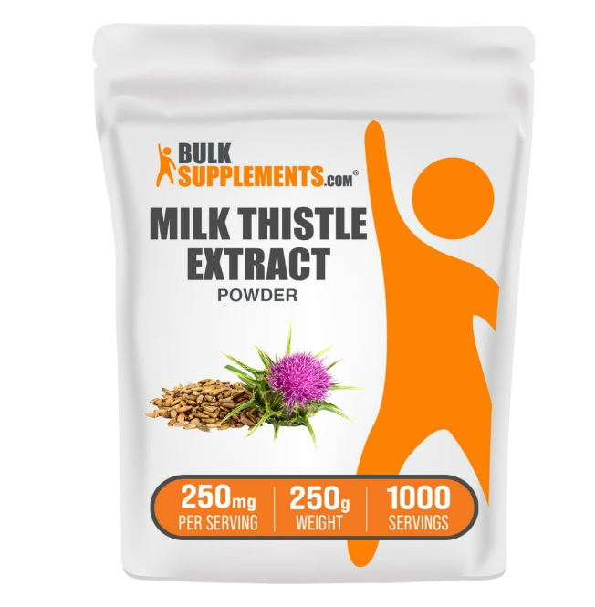 Bulk Supplements - Milk Thistle Extract powder 250mg - 250g