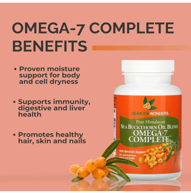 SeabuckWonders- Omega-7 complete , 180 capsulas