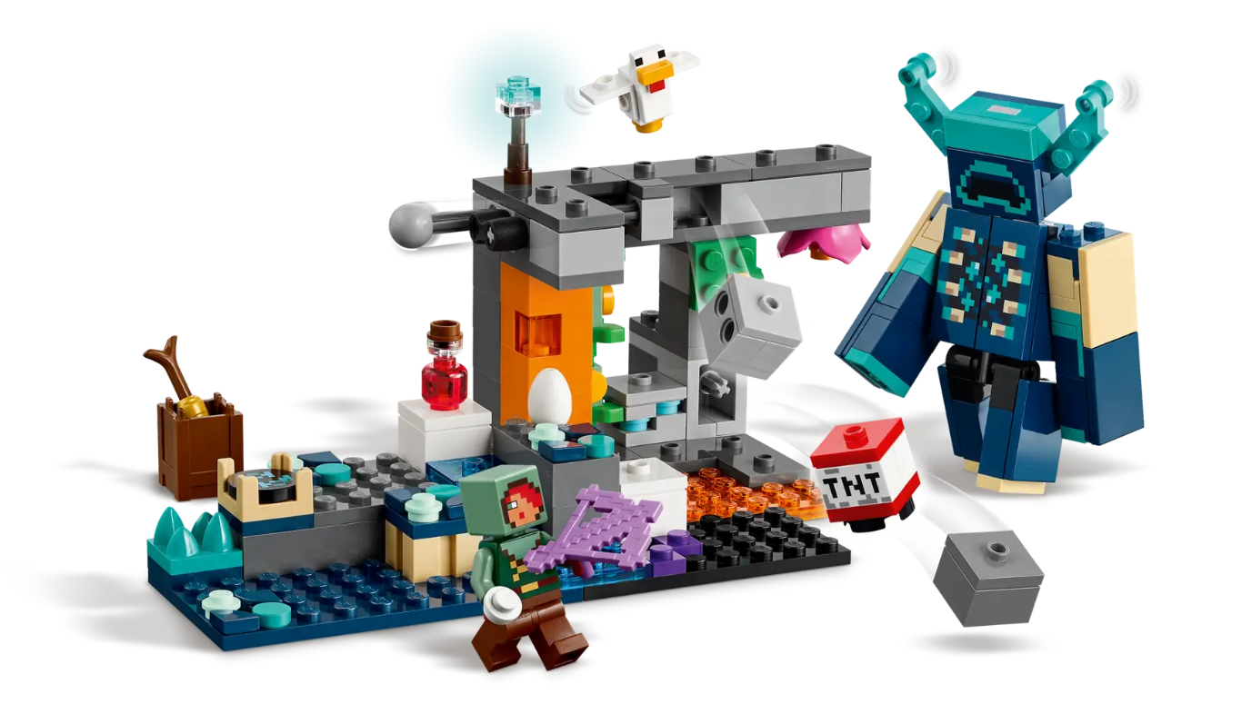 Lego 21274 Minecraft El Encuentro con el Custodio, 7 años a más - 238 Piezas