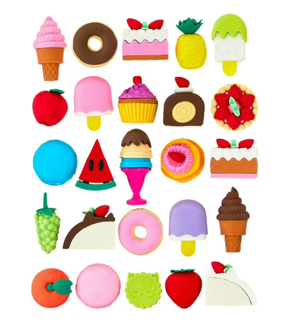Pen+Gear - Borrador Tema de Dulces, 25 Unidades