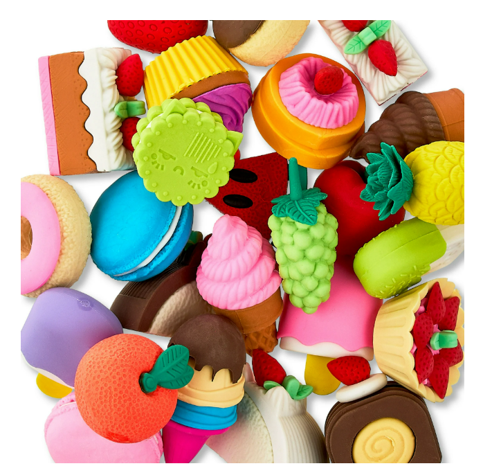 Pen+Gear - Borrador Tema de Dulces, 25 Unidades