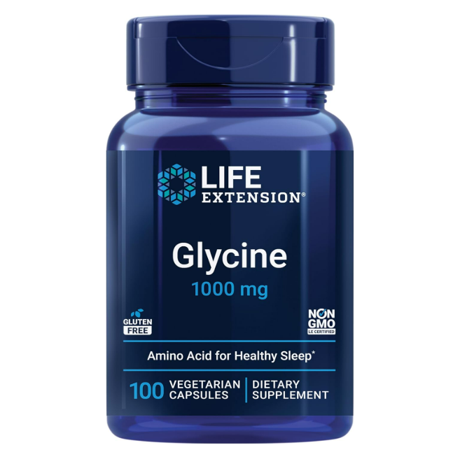 Life Extension - Glycine 1000mg, 100 capsulas vegetarianas