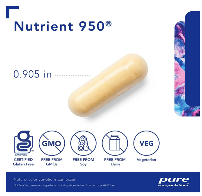 Pure encapsulations - Nutrient 950 , 90 capsulas