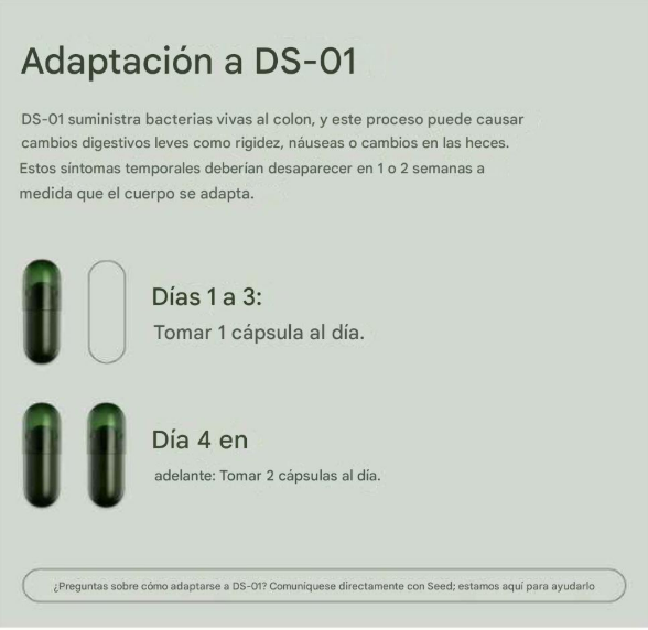 Seed DS-01 Daily Synbiotic – Prebiótico- 60 capsulas