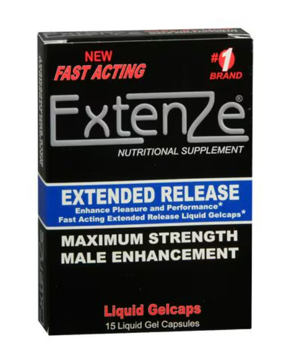 Vitamina para la mejora masculina de liberación prolongada, 15 capsulas - Extenze