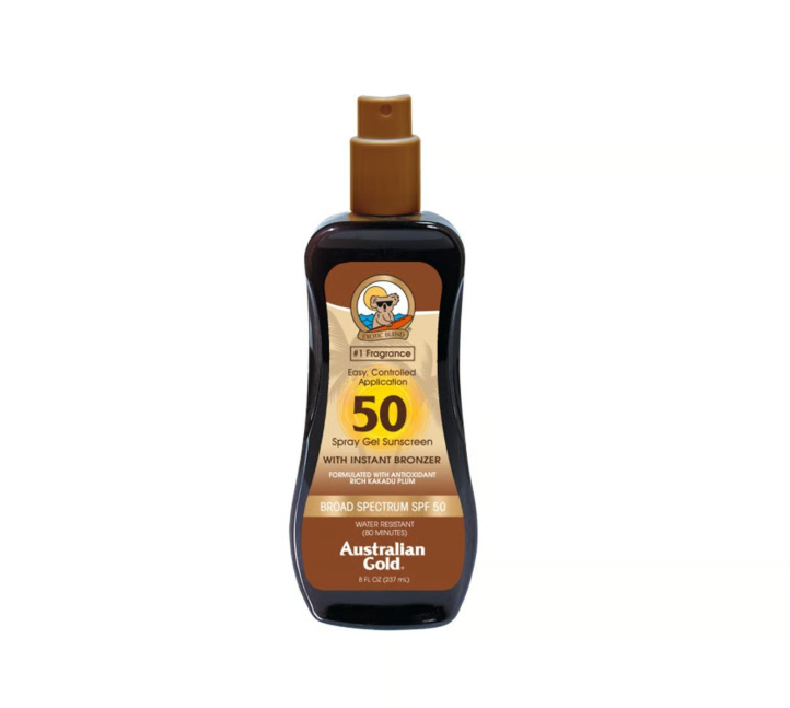 Australian Gold bronceador broad spectrum SPF 50, 237ml