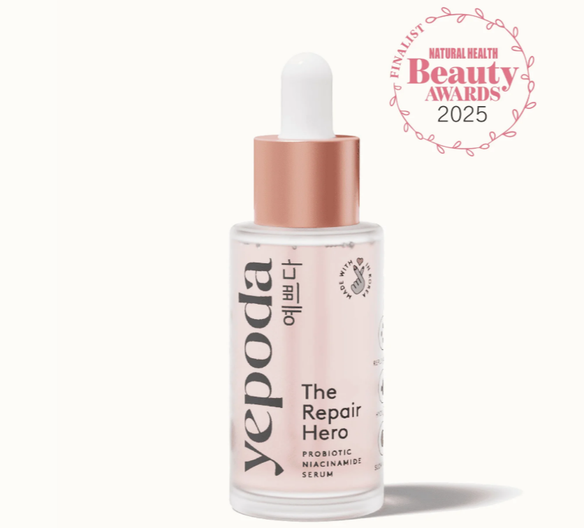 Yepoda- The Repair Hero, Suero de niacinamida con probióticos - 1.01oz