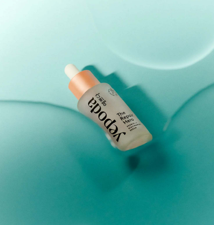 Yepoda- The Repair Hero, Suero de niacinamida con probióticos - 1.01oz