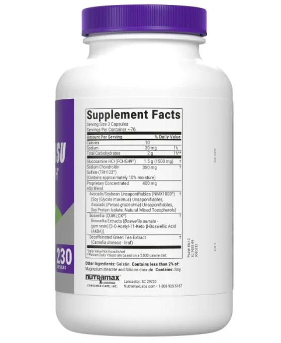 Nutramax - Cosamin Asu Joint Health, faster - acting formula - 230 capsulas