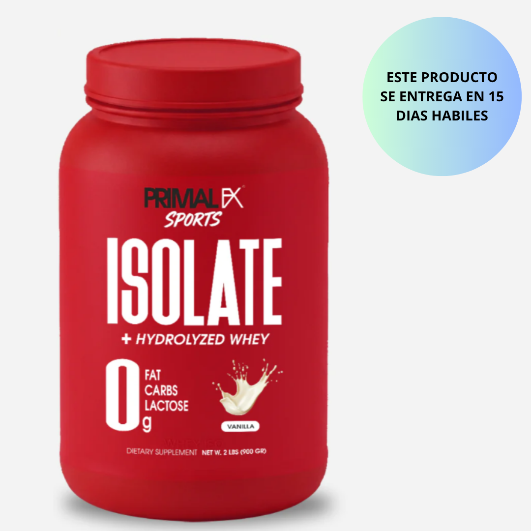 PrimalFx Sports - Isolate + Hydrolyzed whey 0g , 900g