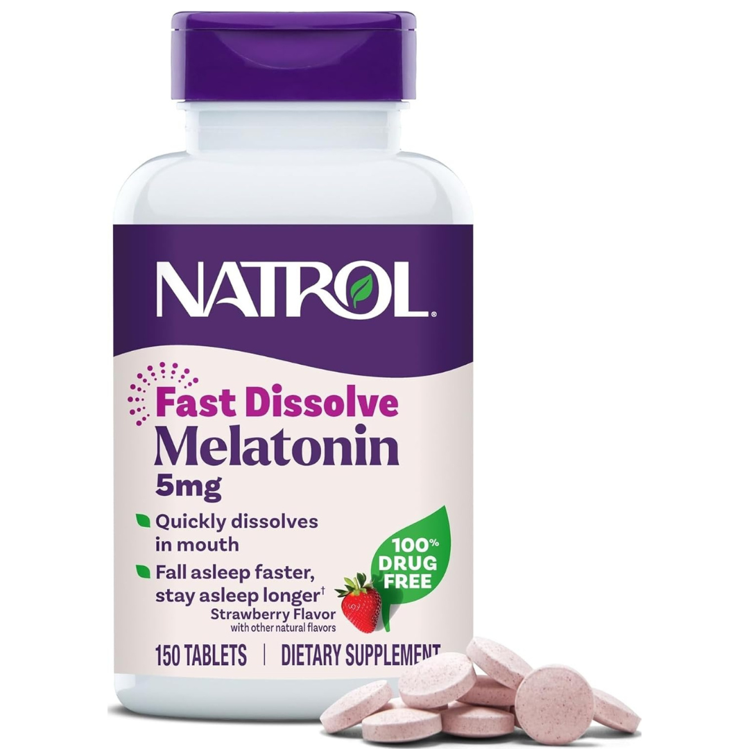 Melatonina Natrol 5mg en tabletas , Fast Dissolve