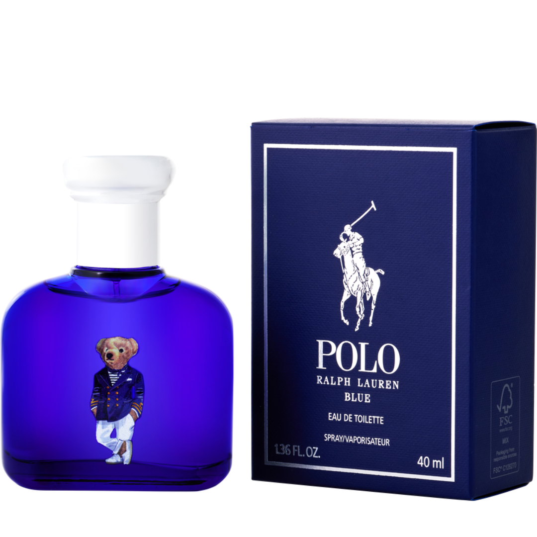 Ralph Lauren - Polo Blue Bear Eau de Toilette para hombre, 40ml edicion limitada
