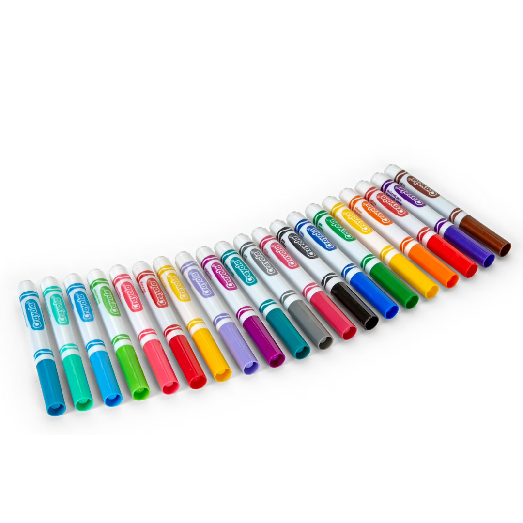 Marcadores de punta gruesa Crayola, paquete de 20 unid