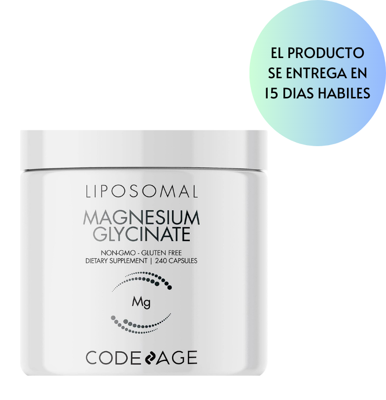 Codeage Suplemento de glicinato de magnesio liposomal, suministro de 2 meses, quelato de bisglicinato de magnesio, pÃldoras minerales de magnesio quelado, cápsulas de vitaminas de pimienta negra de BioPerina, veganas sin OMG, 240 unidades