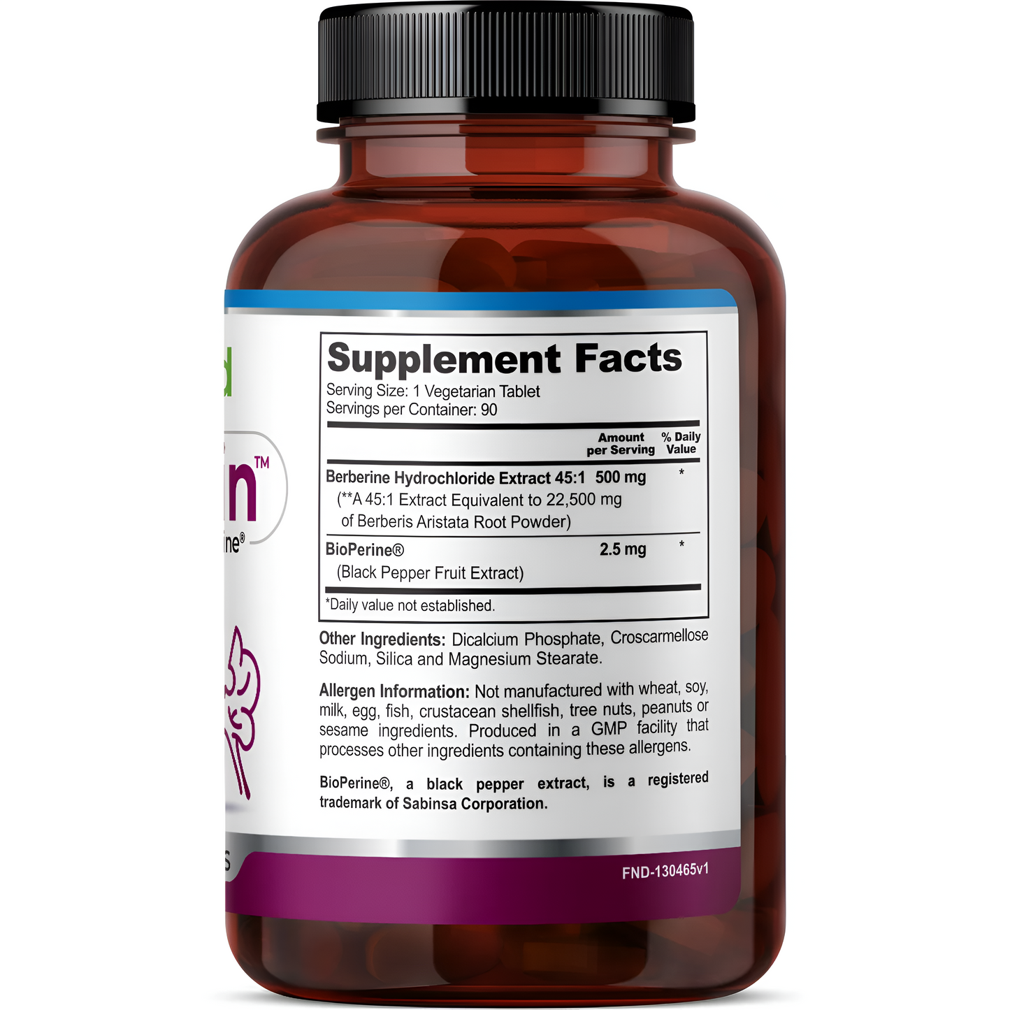 Berbrain 22,500mg - Fineland , 90 tabletas