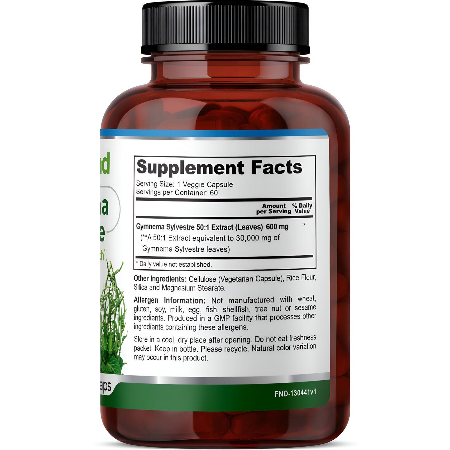 Gymnema Sylvestre 30,000mg - Fineland , 60 capsulas