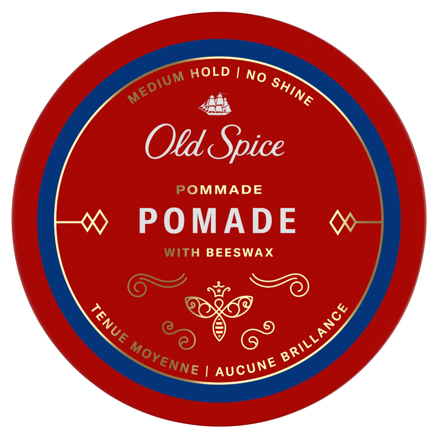 Pomada para peinar el cabello Old Spice, acabado mate, fijación media,63gr.