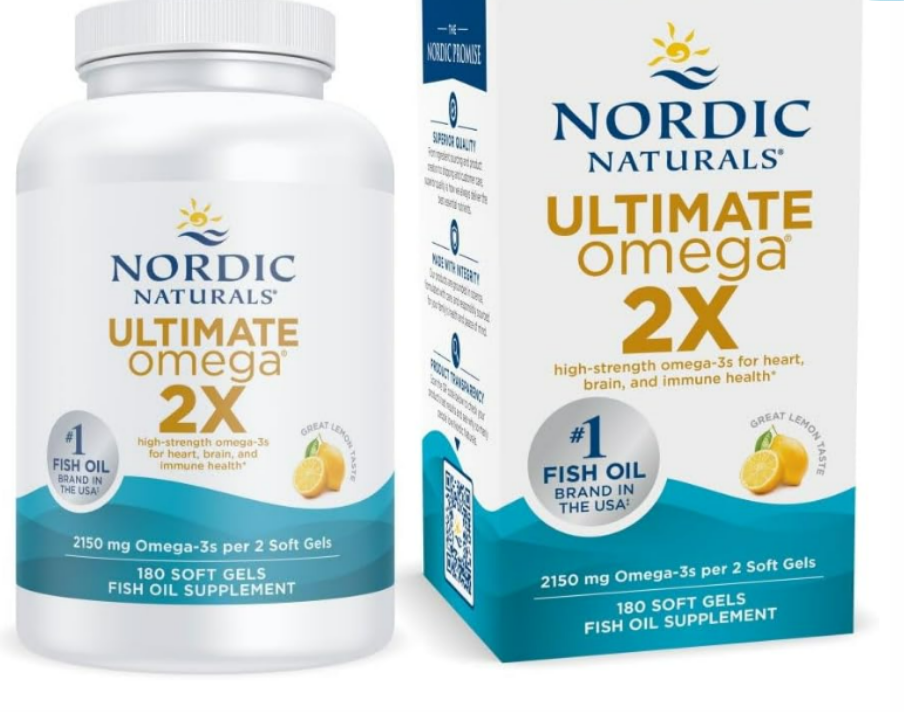 Ultimate Omega 2X 2150mg , 180 capsulas - Nordic Naturals