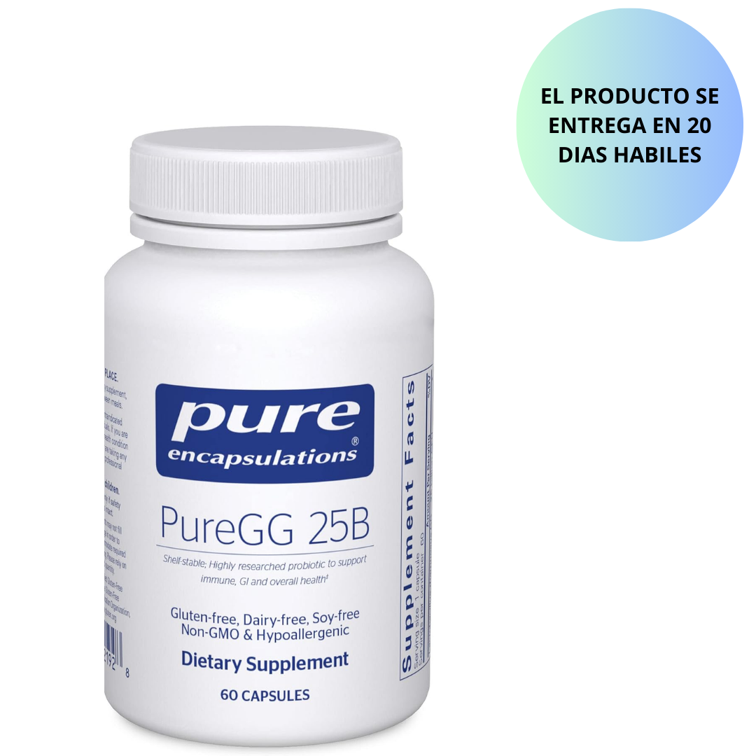 Pure Encapsulations - PureGG 25B , 60 capsulas
