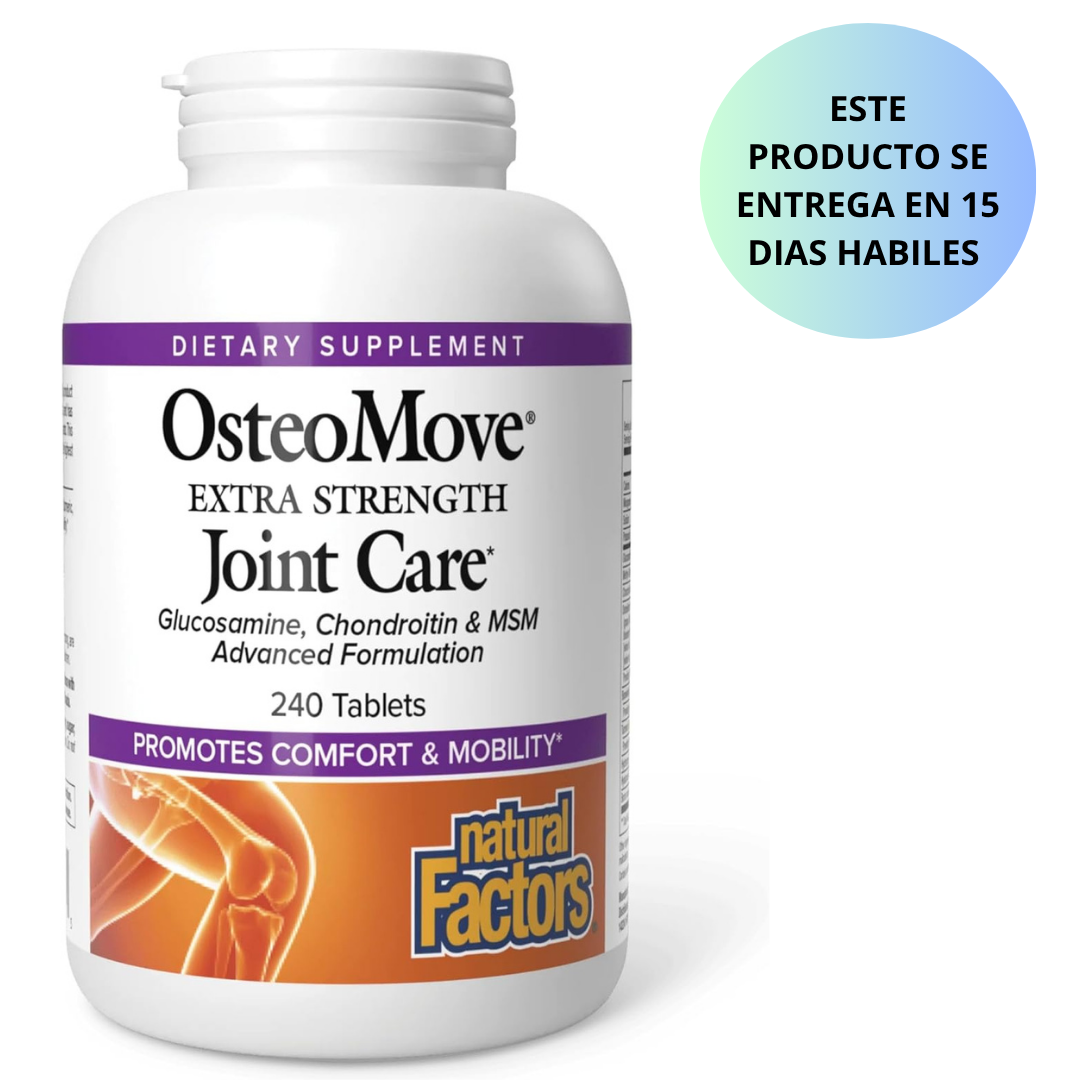 Natural Factor - OsteoMove Extra Strength Joint Care. 240 tabletas