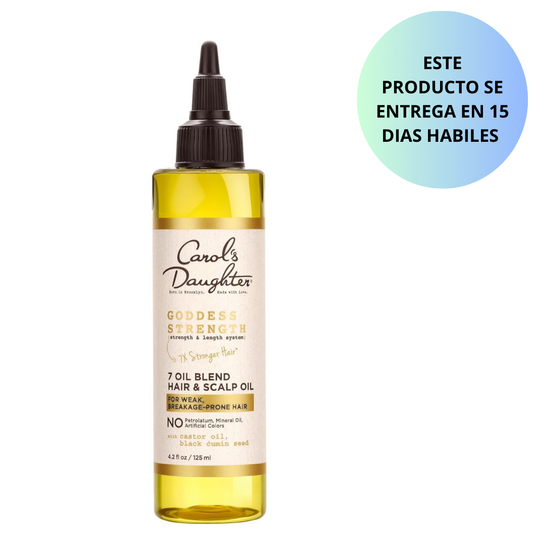 Carol´s Daughter Goddess Strenght - Mezcla de 7 aceites para cuero cabelludo,125ml