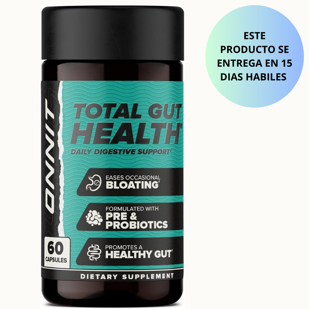Onnit - Total gut health daily digestive support, 60 capsulas