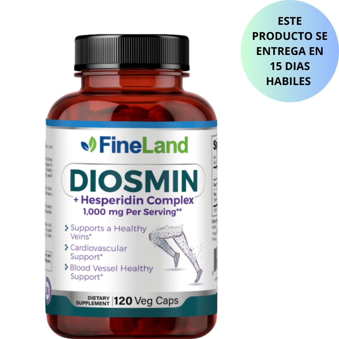 Fineland - Diosmin, Hesperidin complex 1,000mg, 120 capsulas