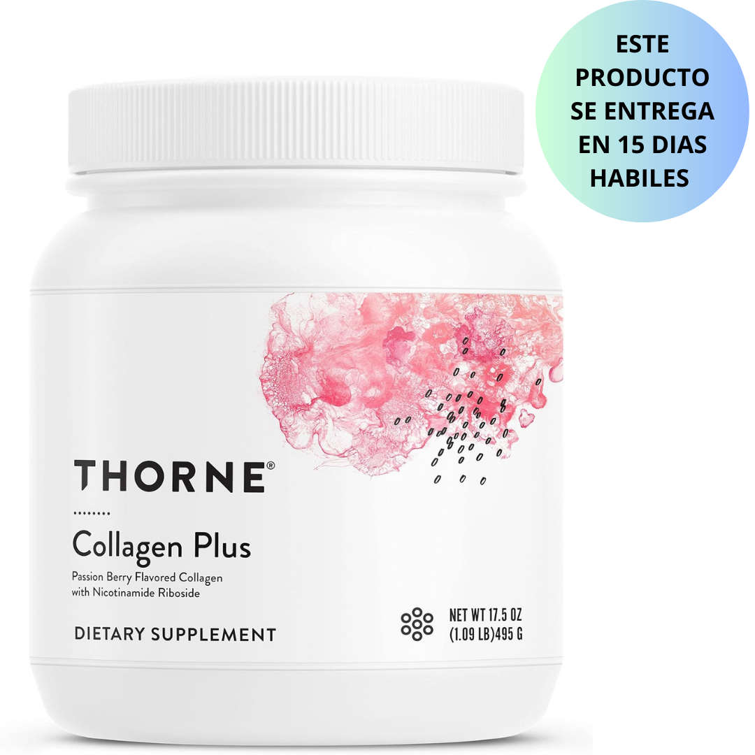 Thorne - Collagen Plus con Nicotimanide Riboside- 495g