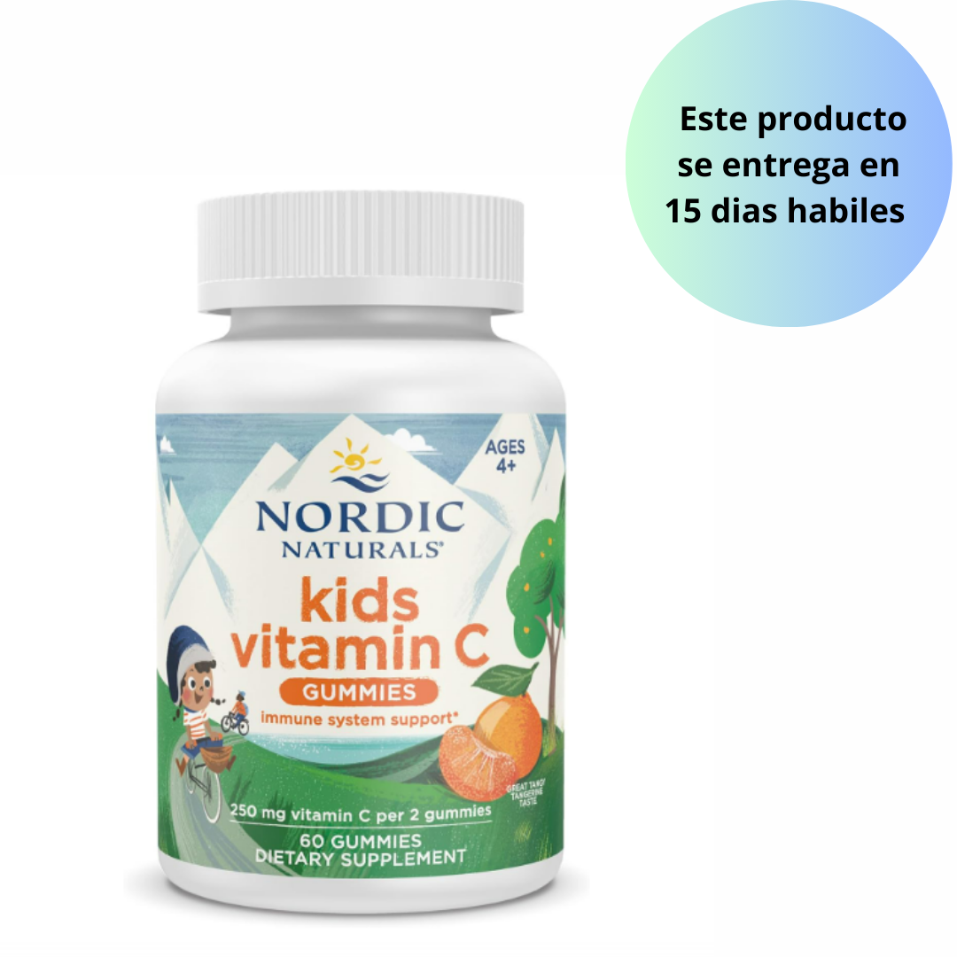 Nordic Naturals Vitamina C para niños 250mg , 60 gummies