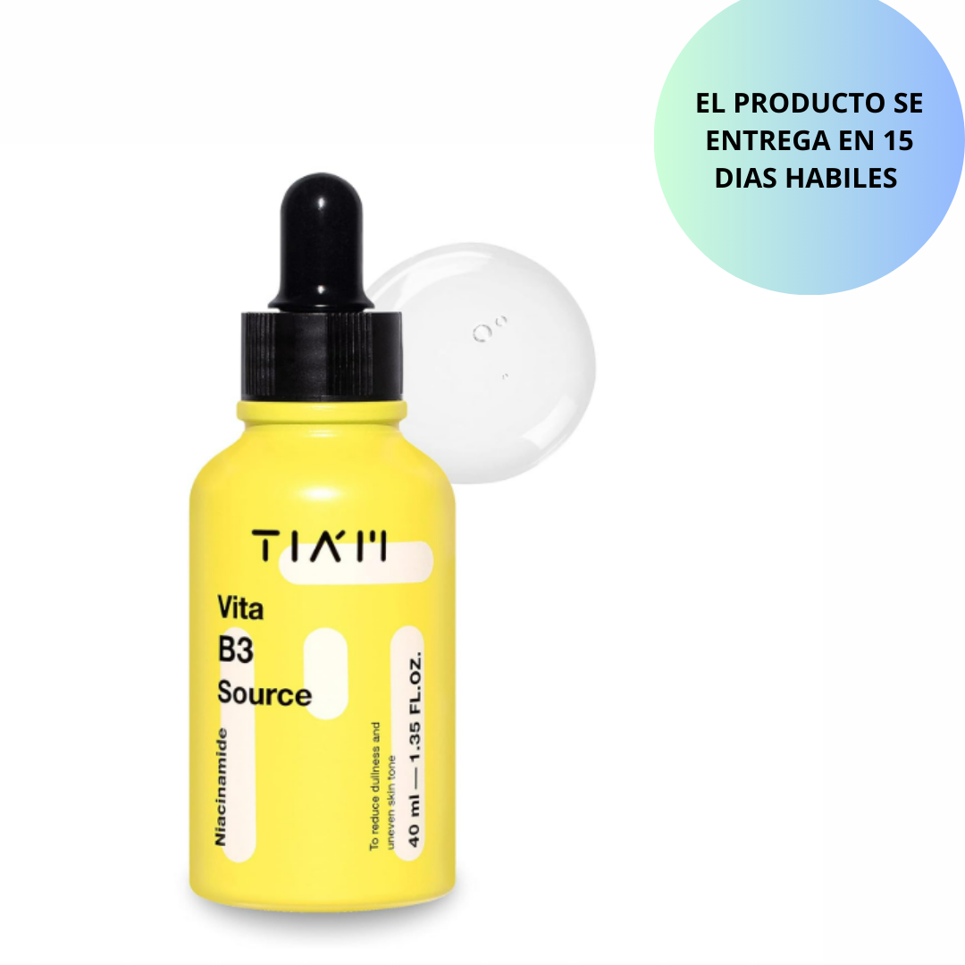 TIAM Vita B3 Source, 10% suero de niacinamida, 2% arbutina - 40ml