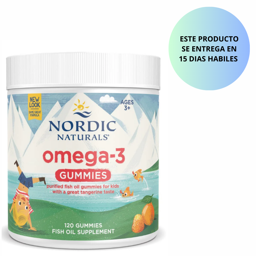 Nordic Naturals, Omega-3 Kids, 120 gummies