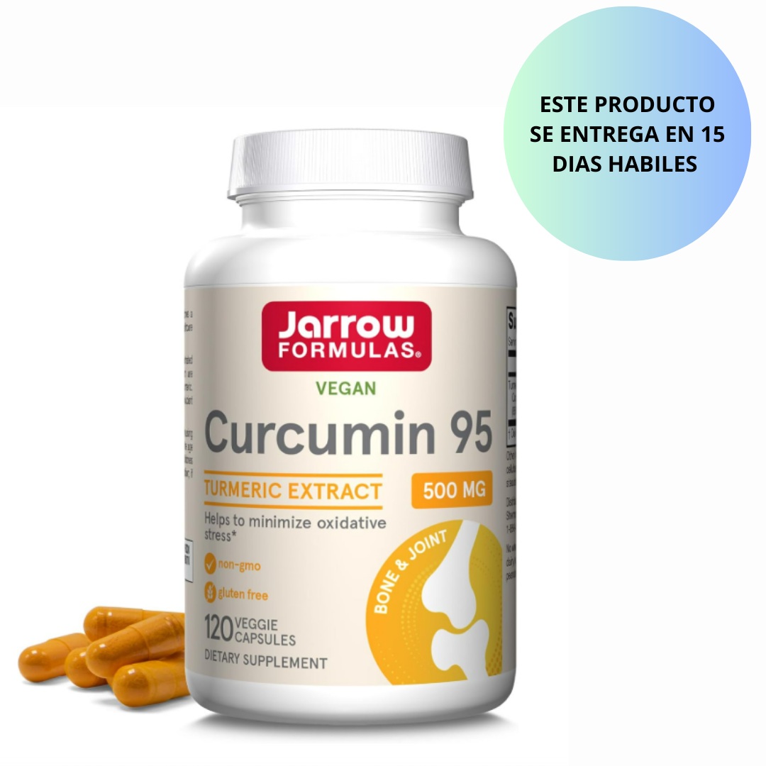 Jarrow Formula vegan - Curcumin 95, 500mg - 120 capsulas