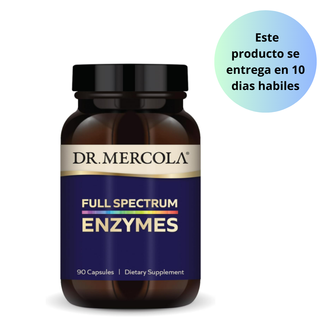 Dr. Mercola, Suplemento dietético de enzimas de espectro completo , 90 capsulas