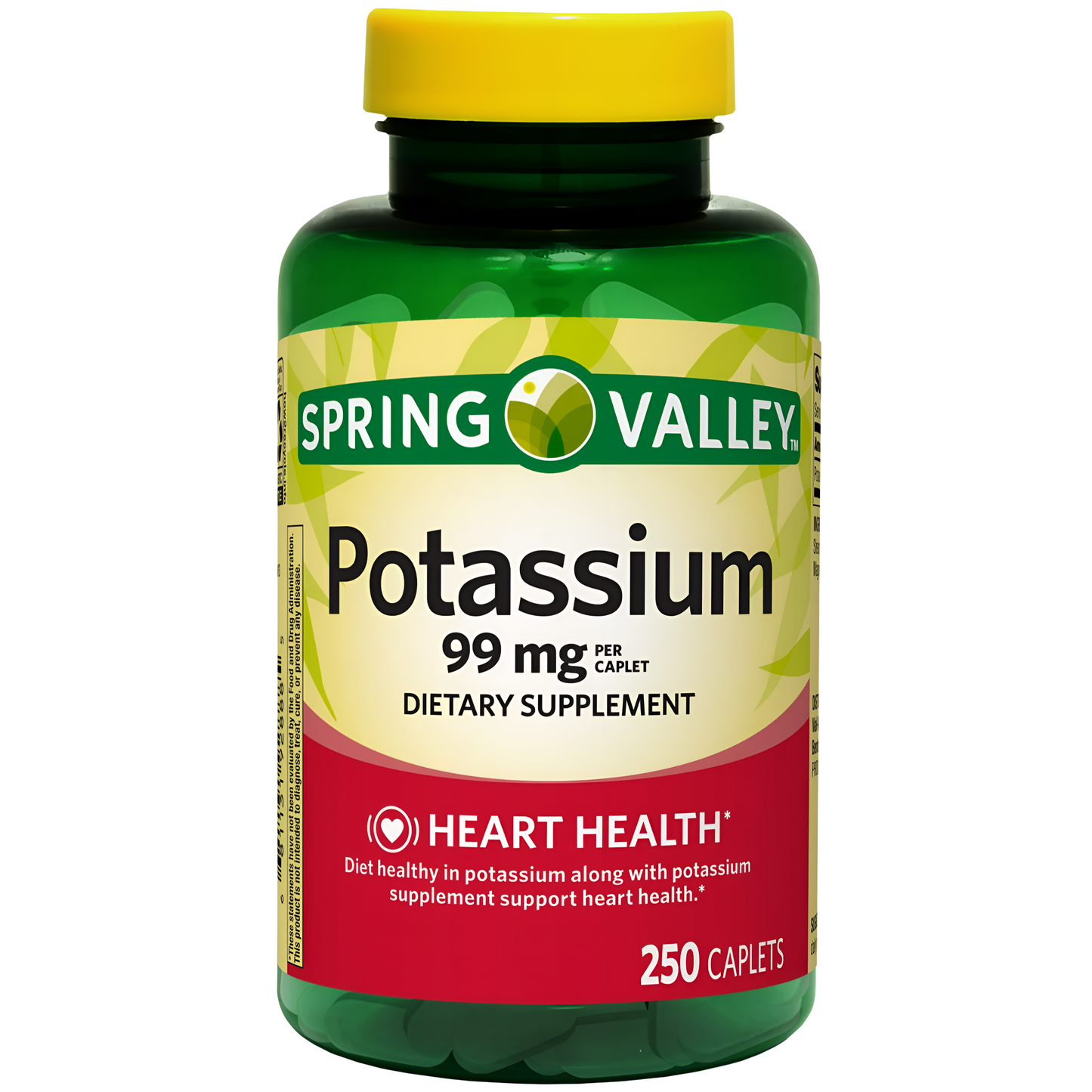POTASIO 99MG 100 TABLETAS SPRING VALLEY